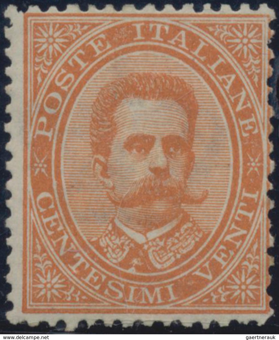 Italien: 1863-1985, Stock of early issues to modern with scarce varieties, mint and used, including