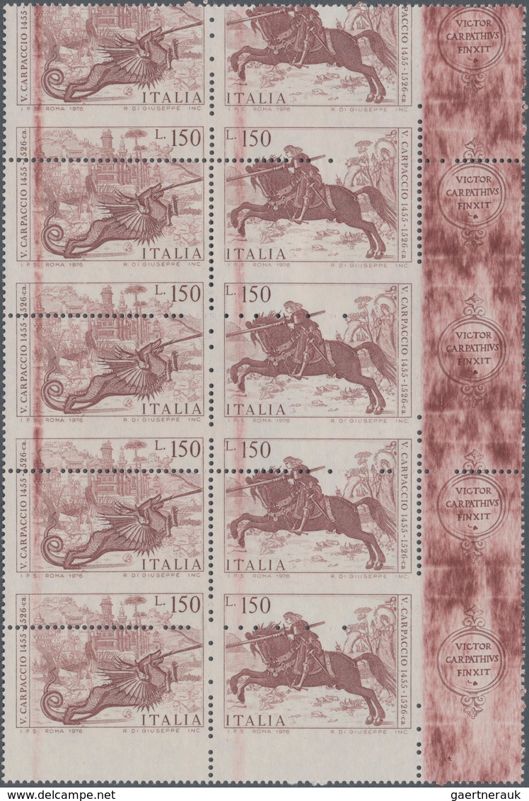 Italien: 1863-1985, Stock of early issues to modern with scarce varieties, mint and used, including