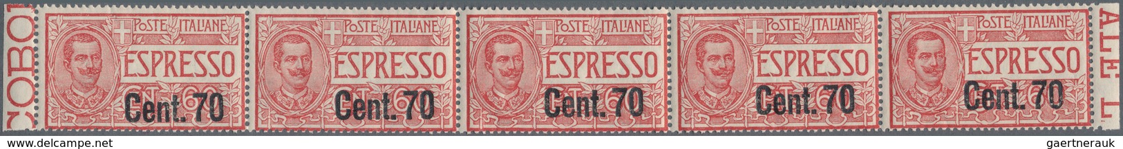 Italien: 1863-1985, Stock of early issues to modern with scarce varieties, mint and used, including