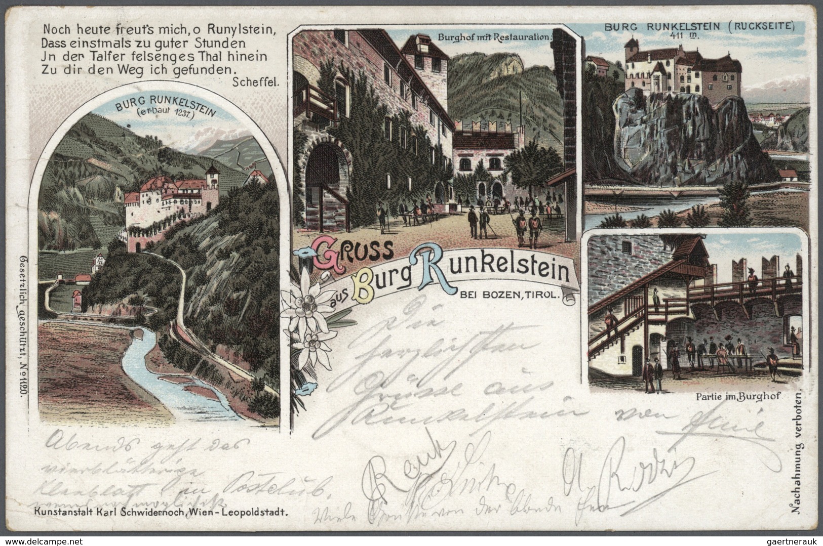 Italien: 1898/1935, South Tyrol / Alto Adige. A Traders Stock Of Around 12,500 Picture Postcards In - Collections