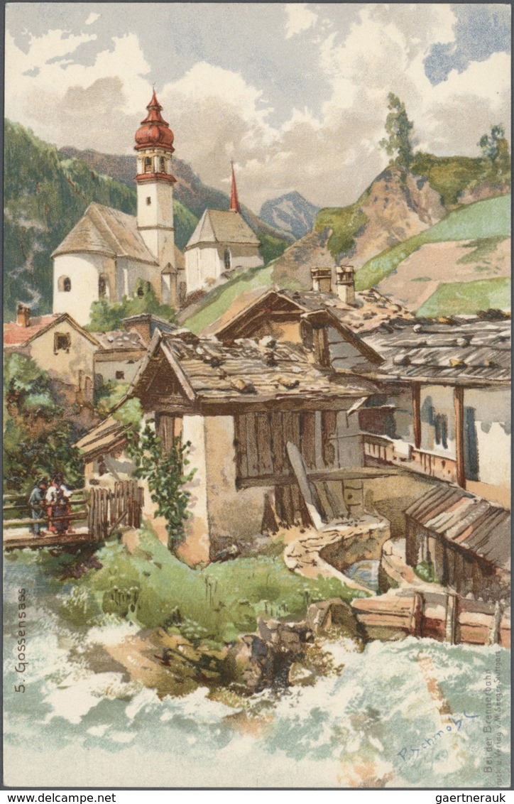 Italien: 1898/1935, South Tyrol / Alto Adige. A traders stock of around 12,500 picture postcards in