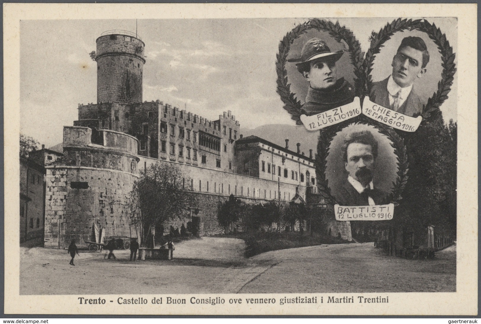 Italien: 1898/1940, Trentino with the Lake Garda as an extensive traders stock of almost 4.300 pictu