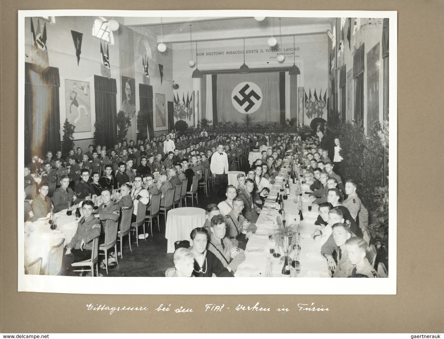 Italien - Besonderheiten: 1938 (ca): Photo Album Of A Hitler Youth Tour Of Italy. 153 Total Photos P - Unclassified