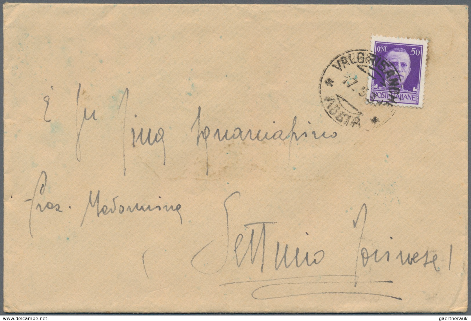 Italien - Besonderheiten: 1939/1940, Lot Of 57 Covers Used In The Aosta Valley (Valle D'Aosta) With - Ohne Zuordnung