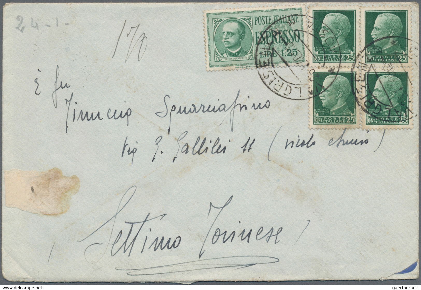 Italien - Besonderheiten: 1939/1940, lot of 57 covers used in the Aosta Valley (Valle d'Aosta) with