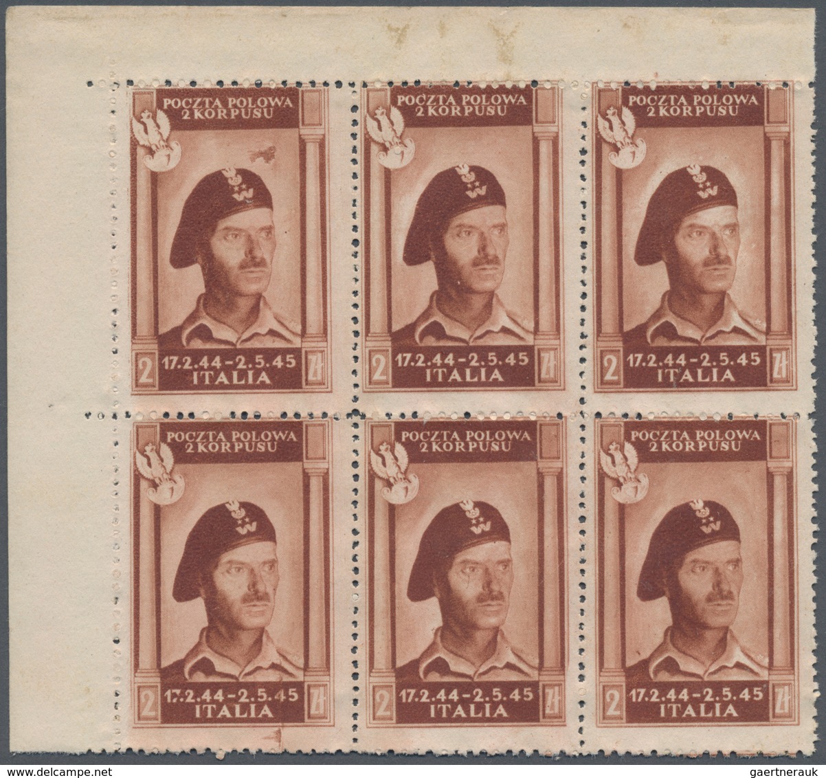 Italien - Besonderheiten: 1946, POLISH CORPS: Soldier 2zl. Red-brown In A Lot With 40 Stamps Incl. L - Non Classés