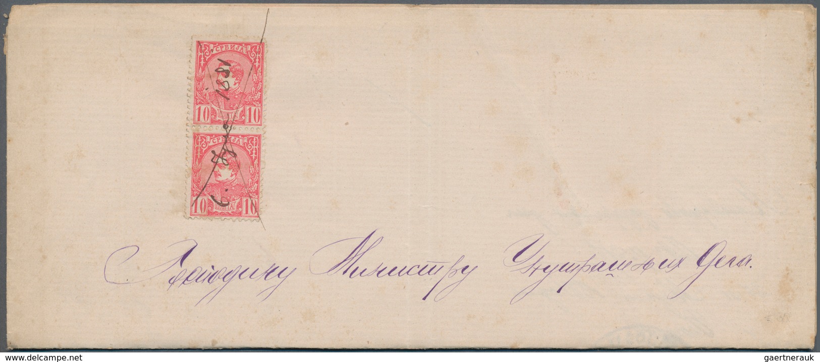 Jugoslawien: 1830/1955 (ca.), Yugoslavian area, lot of apprx. 80 entires incl. Serbia, Montenegro an