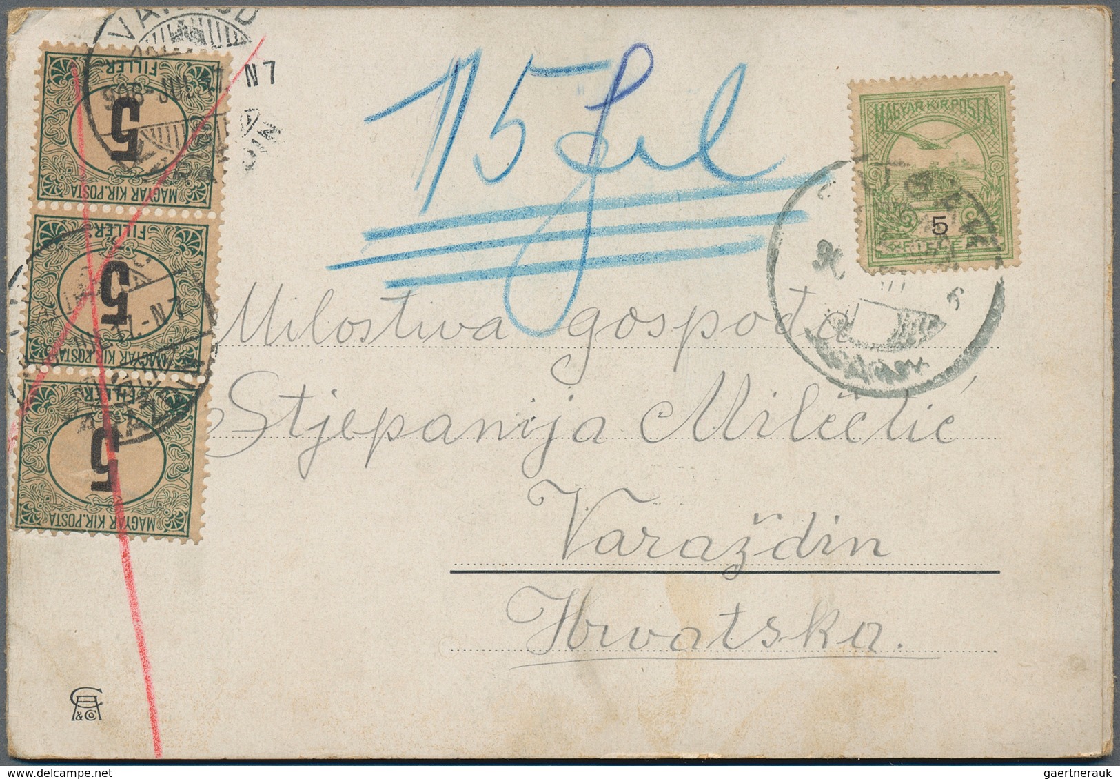 Jugoslawien: 1899/1948, Yugoslavian Area, Assortment Of Apprx. 46 Covers/cards, Incl. Serbia, Croati - Brieven En Documenten