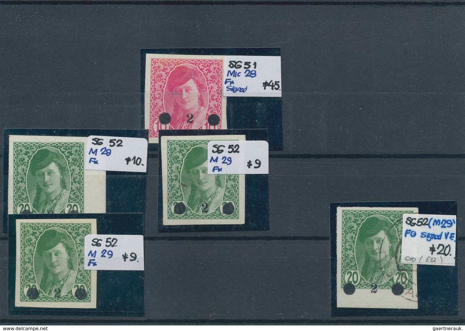 Jugoslawien: 1918/1920, mint and used holding on stockcards in a small binder, comprising issues for