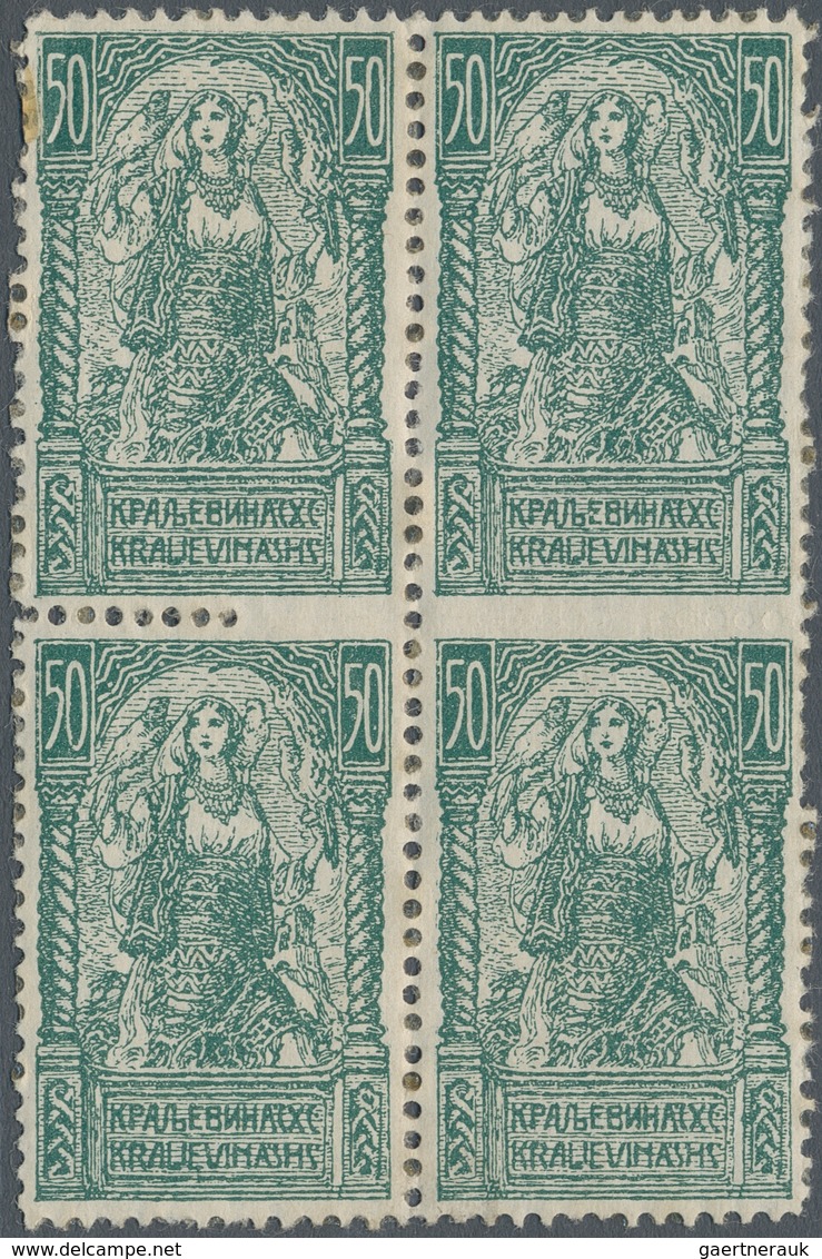 Jugoslawien: 1919, Definitives "Yugoslavia", "Angel Of Peace" And "King Peter", Specialised Assortme - Covers & Documents