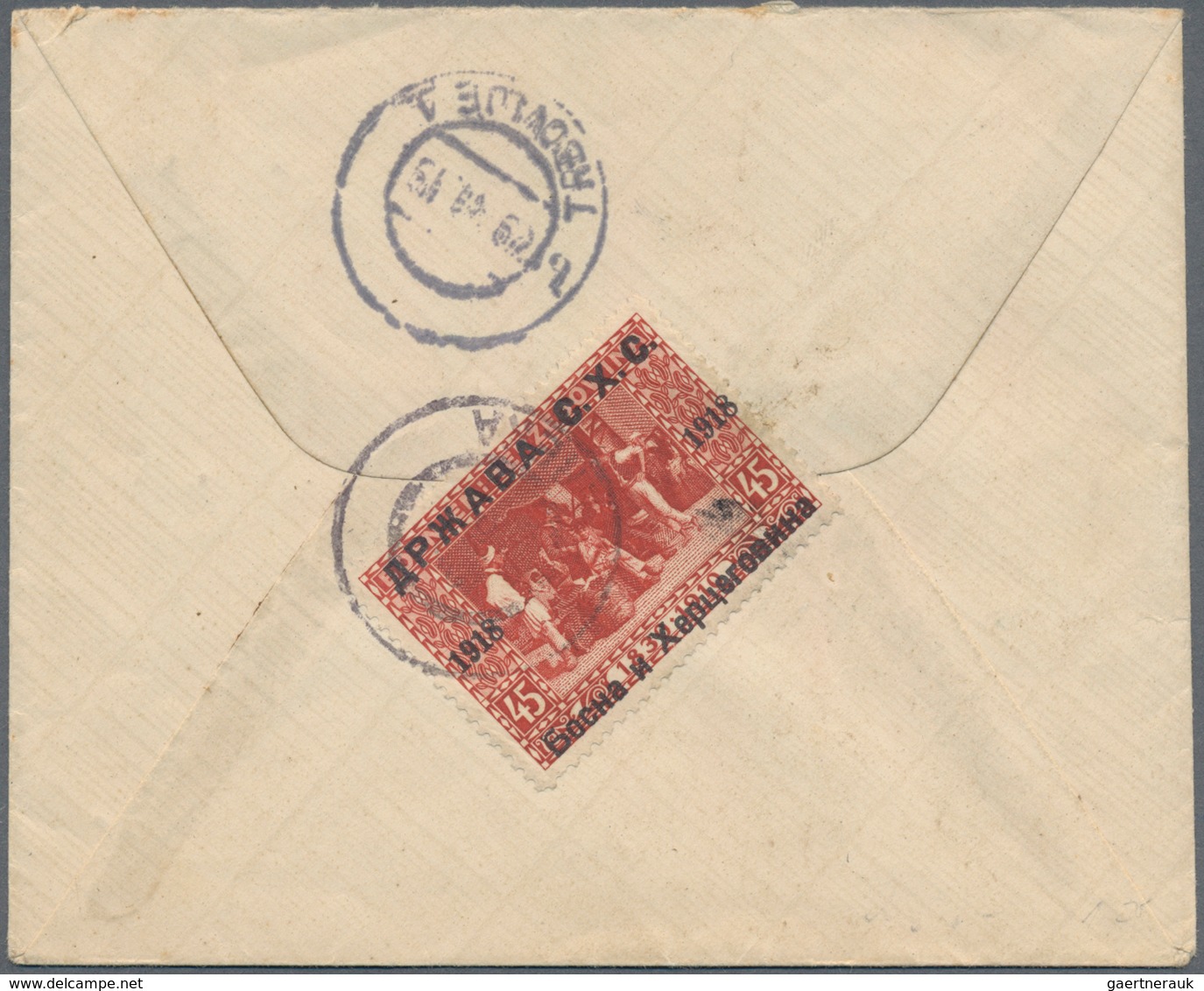 Jugoslawien: 1919/1936, Assortment Of 18 Commercial Covers/cards, Incl. Registered Mail, Interesting - Storia Postale