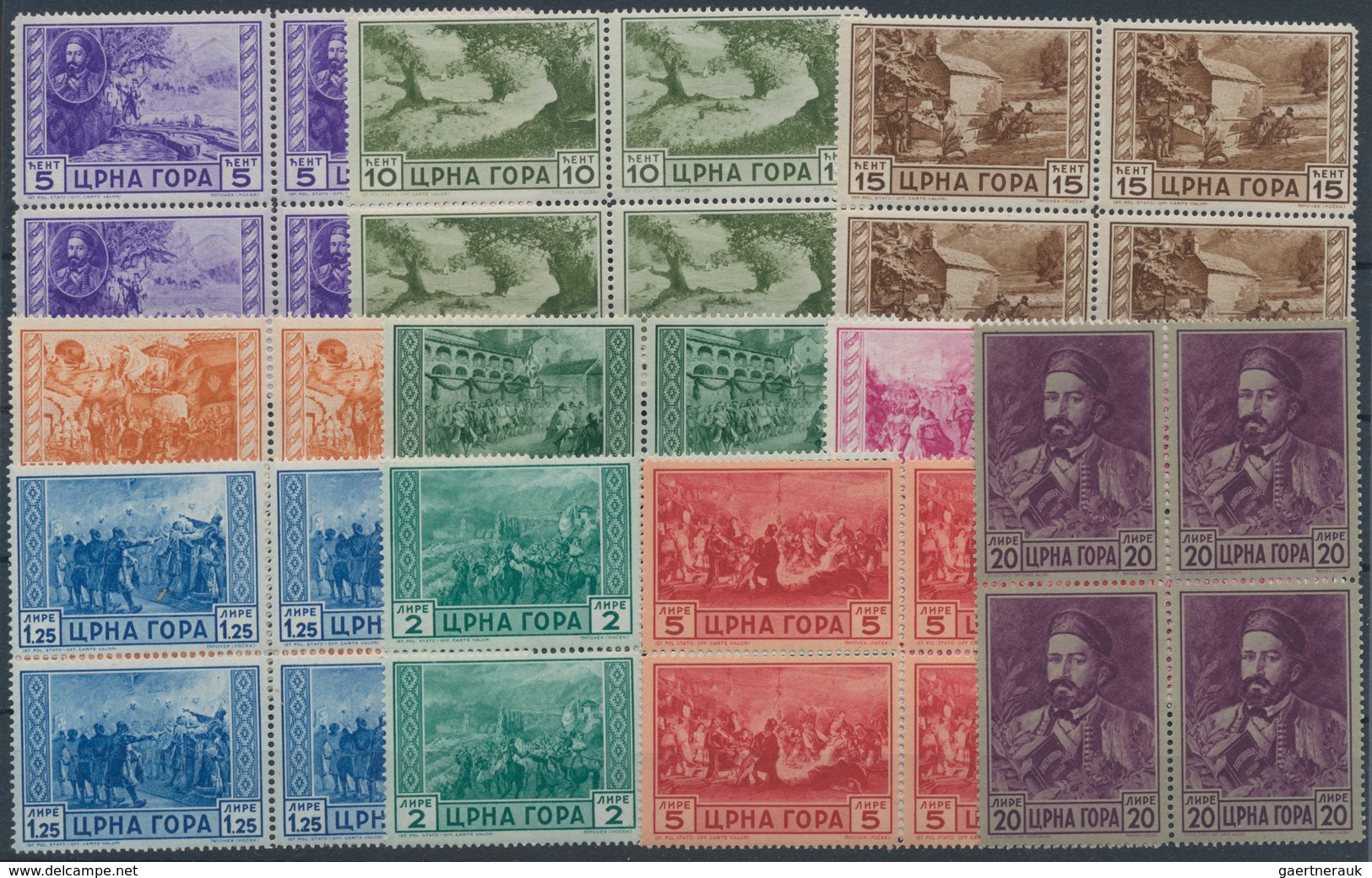 Jugoslawien: 1943/1961, Yugoslavian Area, Mint And Used Lot On Stockcards, Nice Section Italian Occu - Brieven En Documenten