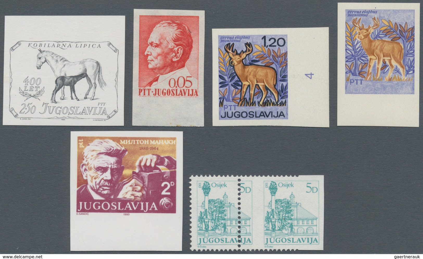 Jugoslawien: 1961/1989, Comprehensive Assortment On Apprx. 145 Retail Cards, Comprising Only Special - Cartas & Documentos