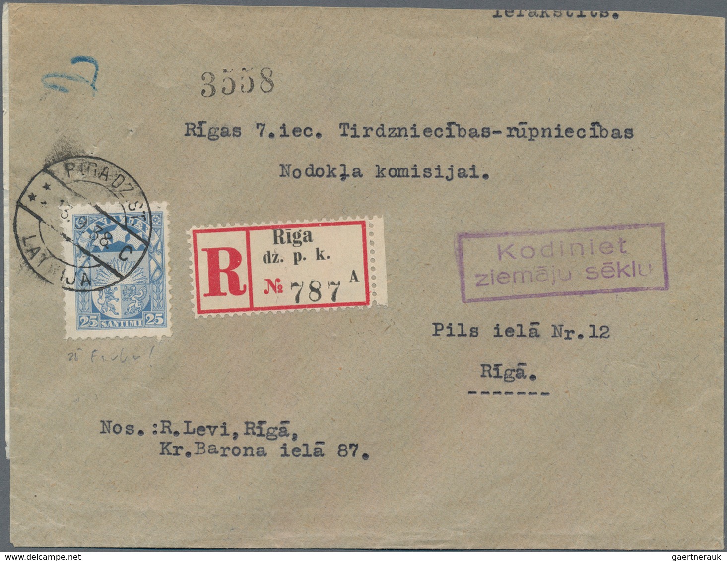 Lettland - Stempel: 1936/1940, SLOGAN MARKS, Collection Of 39 Covers/cards Bearing Clear Strikes Of - Lettonia