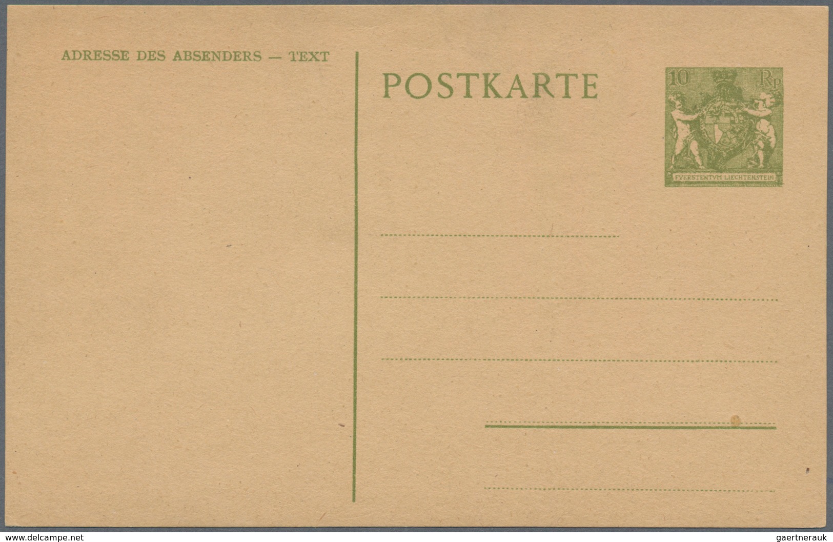 Liechtenstein - Ganzsachen: 1921/1970 (ca.), Schöne Partie Von Ca. 150 Ganzsachenkarten, Dabei Frühe - Postwaardestukken