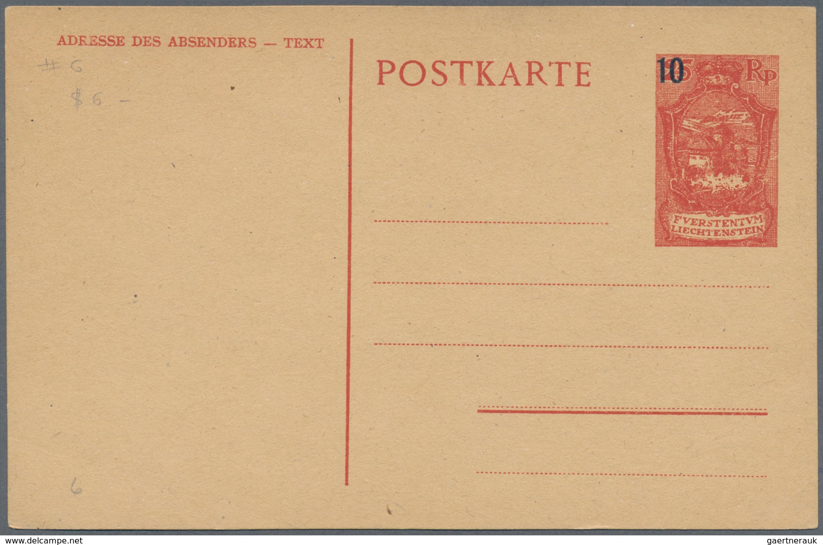 Liechtenstein - Ganzsachen: 1921/1970 (ca.), Schöne Partie Von Ca. 150 Ganzsachenkarten, Dabei Frühe - Enteros Postales