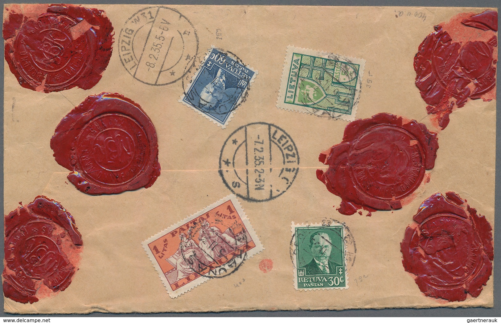 Litauen: 1919/1939, Assortment Of Apprx. 65 Cover/cards, Nice Section Airmail, Registered And Insure - Litauen