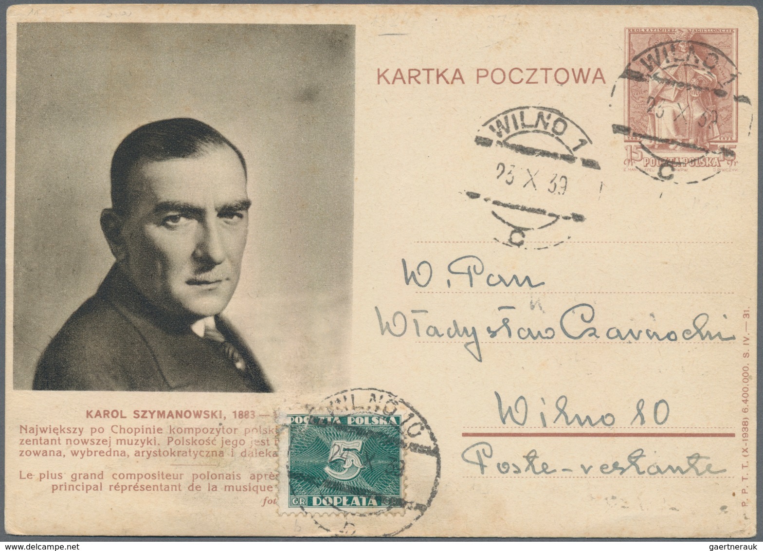 Litauen: 1949/1944, Lithuania during WWII, assortment of 34 covers/cards/stationeries, comprising PO