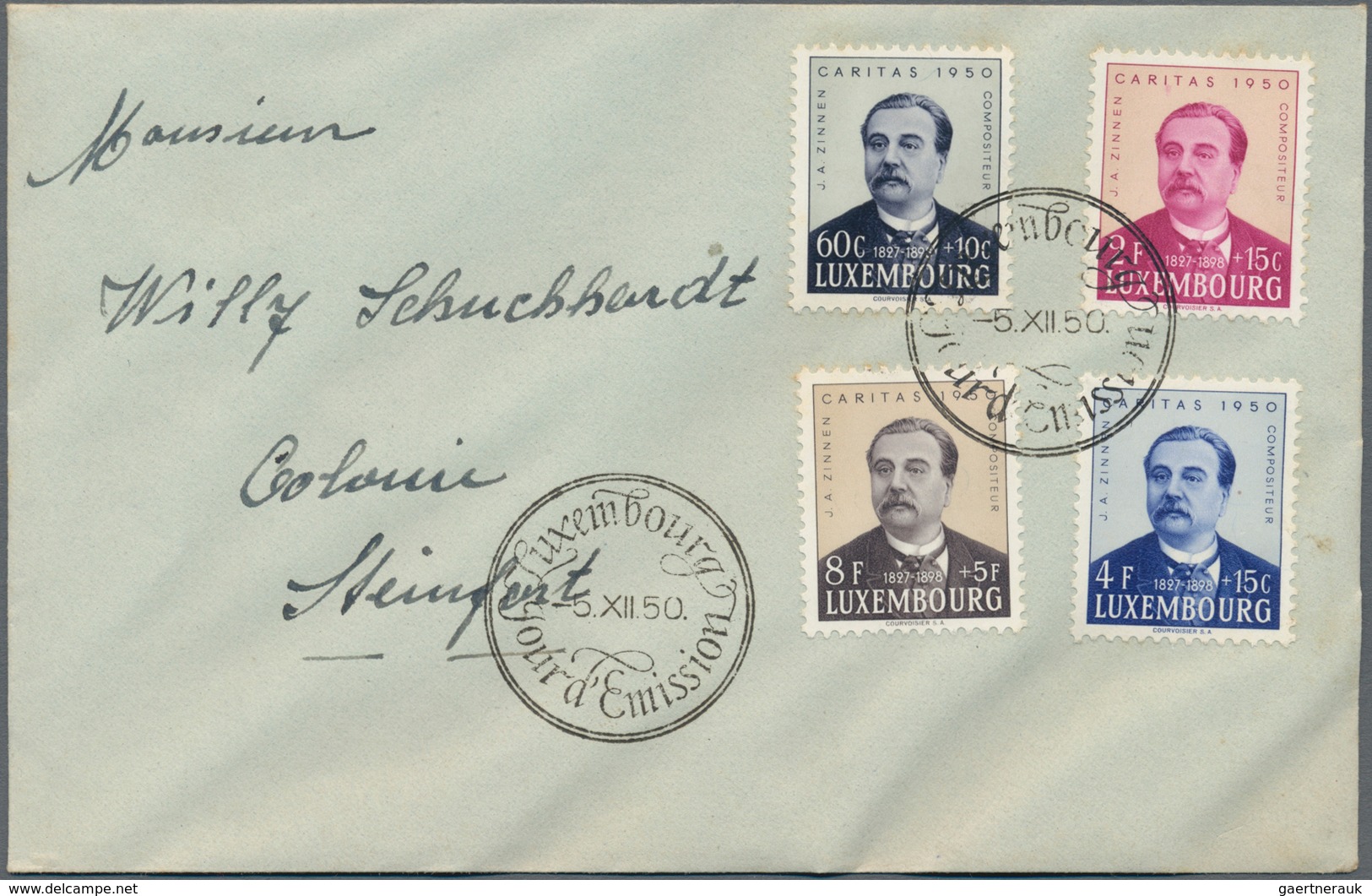 Luxemburg: 1937/1986, Assortment Of Apprx. 150 Entires, Incl. Several Better F.d.c., A Selection Of - Other & Unclassified