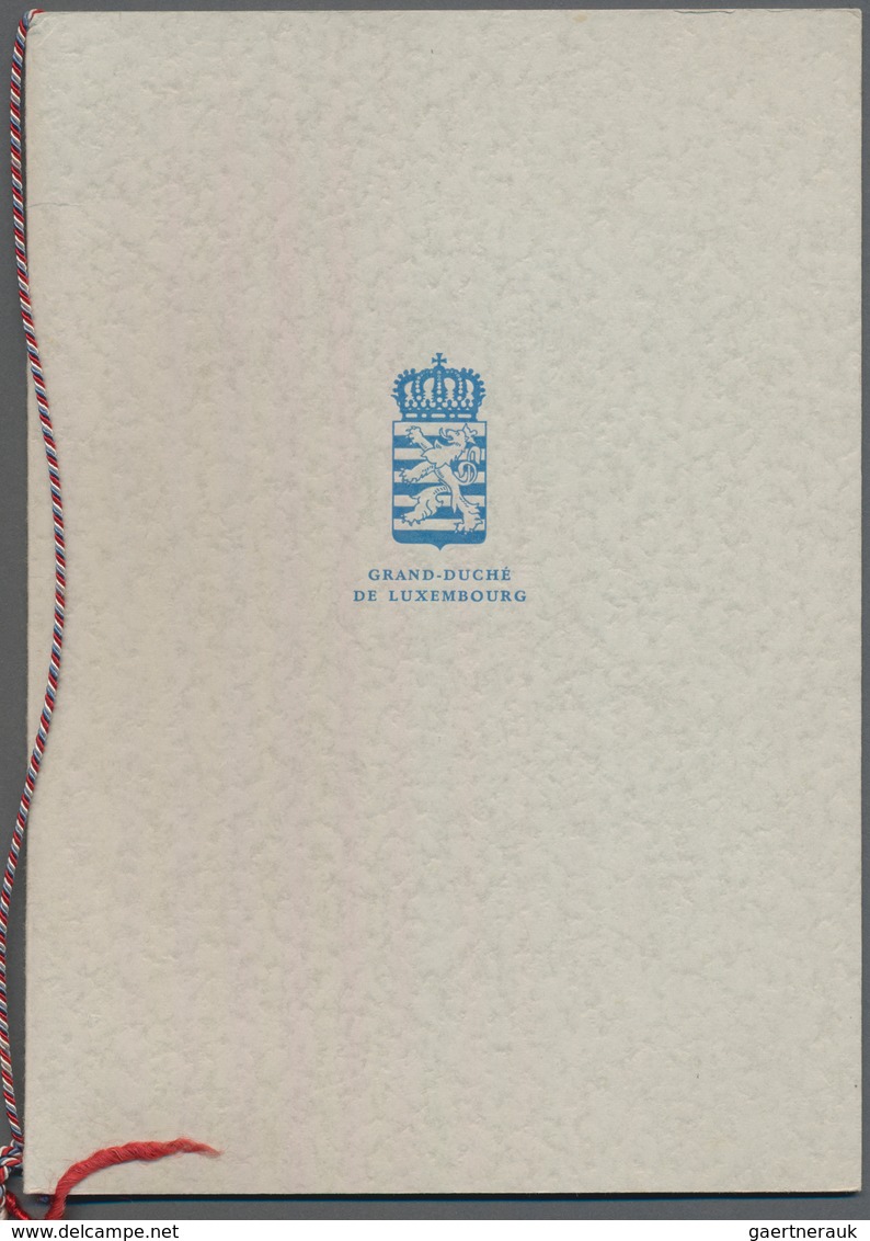 Luxemburg: 1955/1967, Holding Of Apprx. 63 Presentation Books (soft- And Hard-cover), Interesting Of - Other & Unclassified