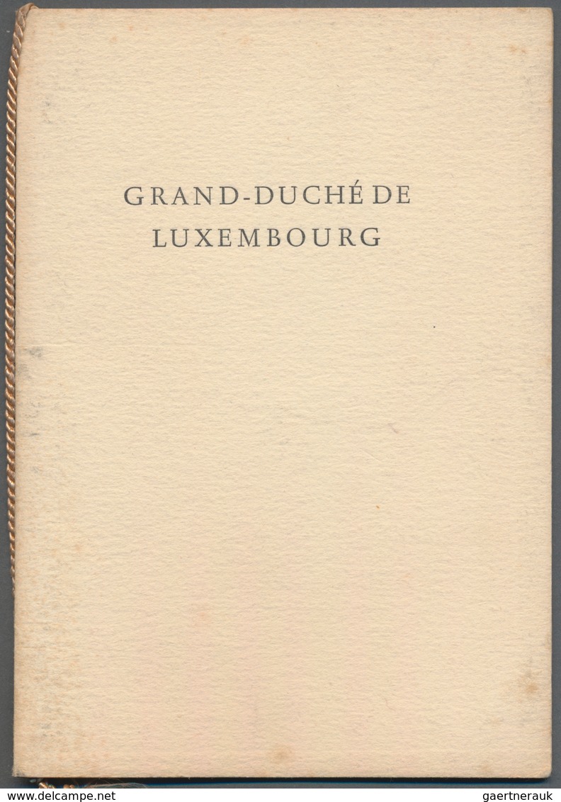 Luxemburg: 1955/1967, Holding Of Apprx. 63 Presentation Books (soft- And Hard-cover), Interesting Of - Other & Unclassified