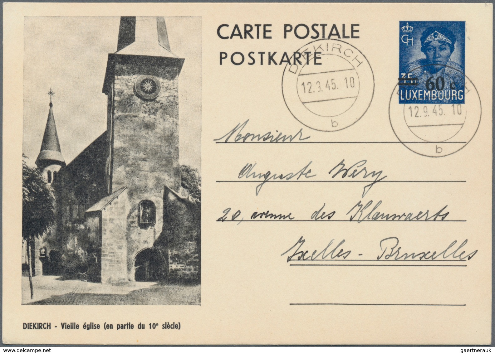 Luxemburg - Ganzsachen: 1872/1985 (ca.) Holding Of Ca. 640 Unused And Used Postal Stationery (cards, - Stamped Stationery