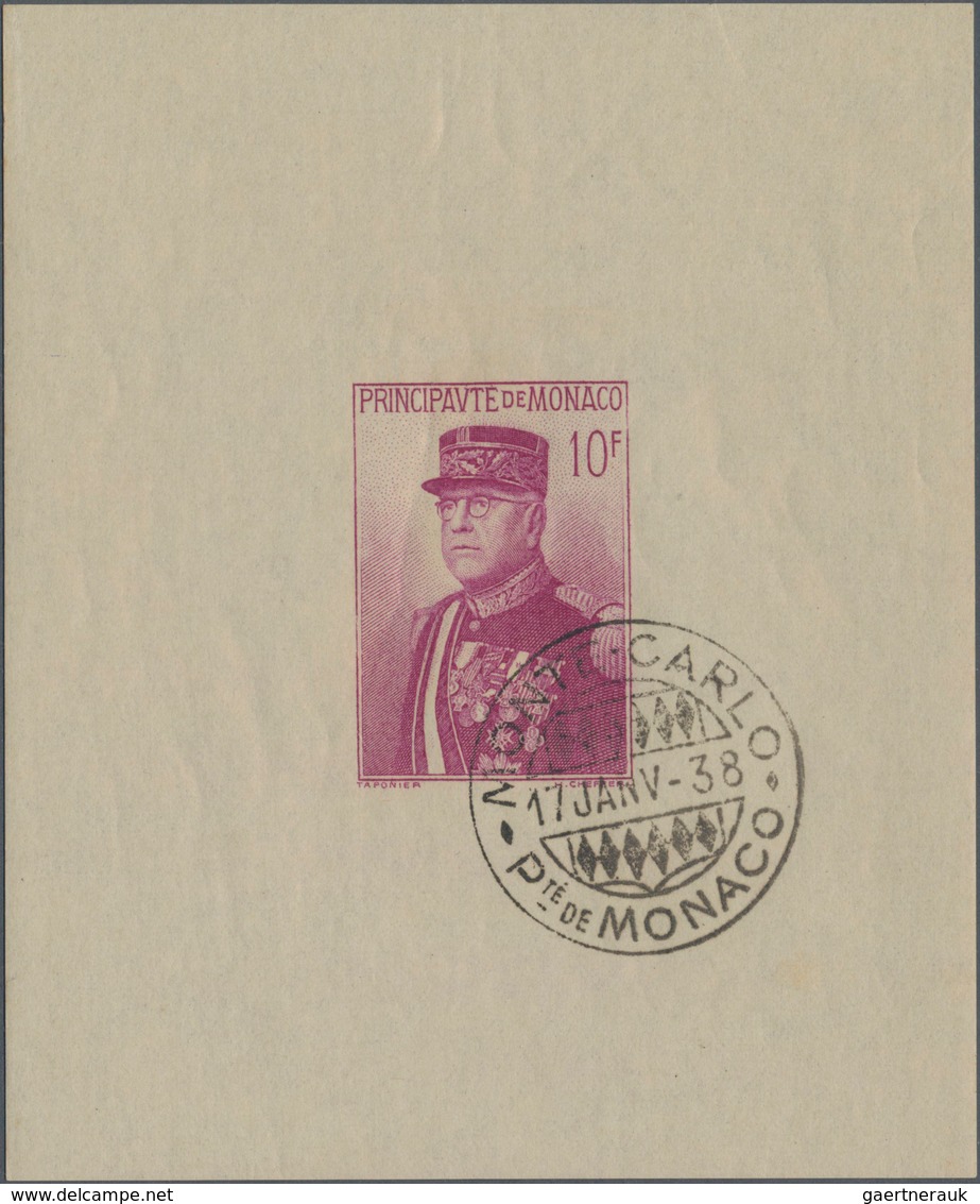 Monaco: 1885/1941, Comprehensive Used And Mint Accumulation On Stockcards, Well Sorted Throughout In - Oblitérés