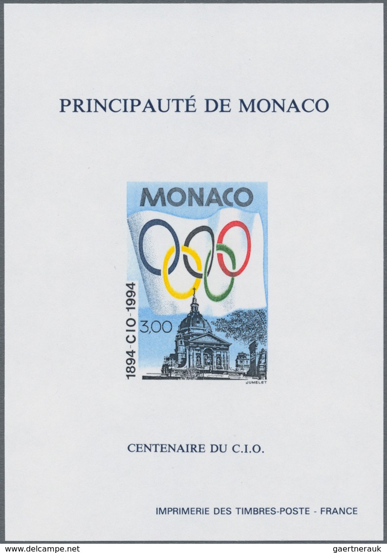 Monaco: 1964/1994, Incredible Accumulation With 515 IMPERFORATE And SPECIAL Miniature Sheets (perf./ - Gebruikt