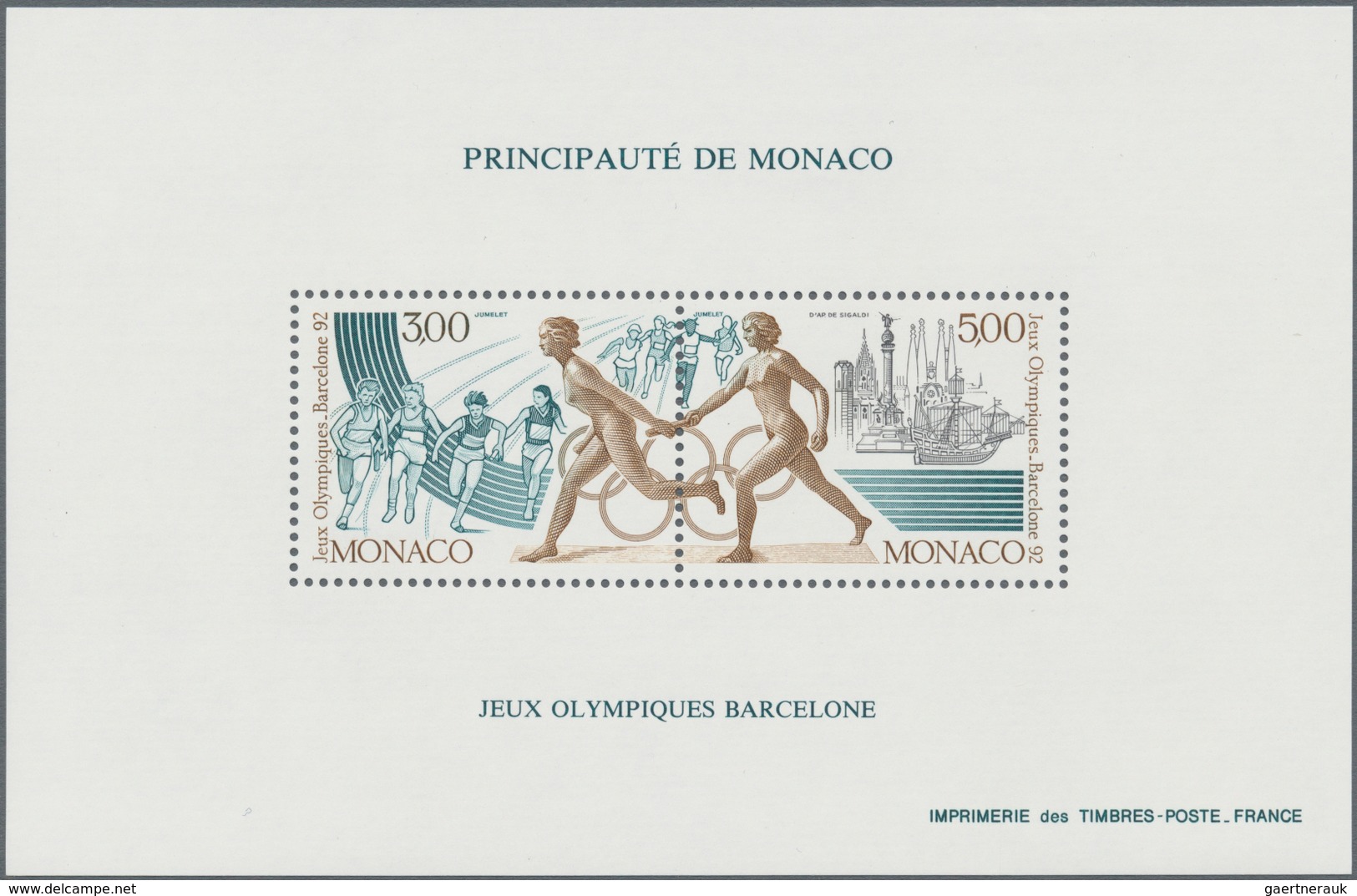 Monaco: 1964/1994, incredible accumulation with 515 IMPERFORATE and SPECIAL miniature sheets (perf./