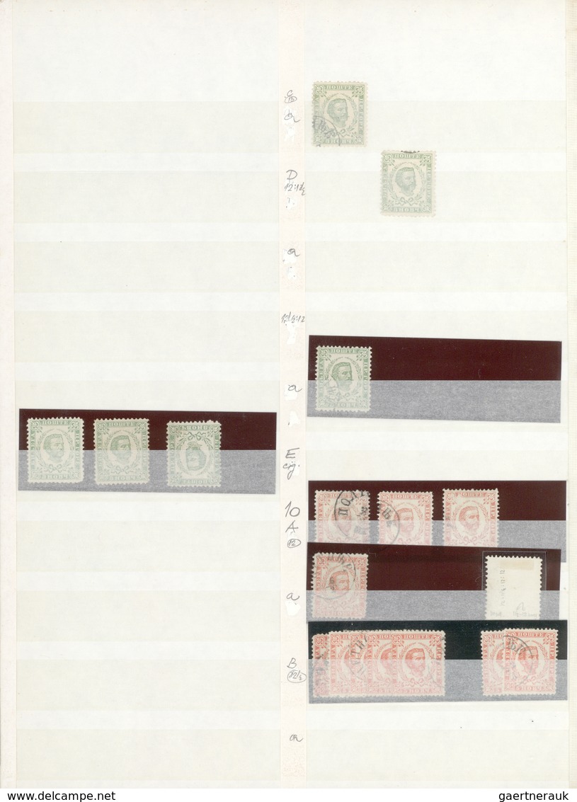 Montenegro: 1874/1913, Comprehensive Mint And Used Holding In A Thick Stockbook With Plenty Of Mater - Montenegro