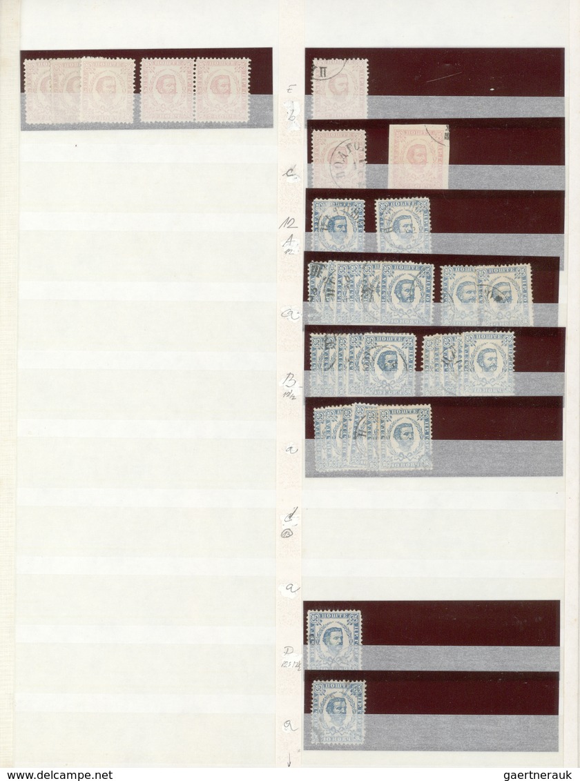 Montenegro: 1874/1913, comprehensive mint and used holding in a thick stockbook with plenty of mater