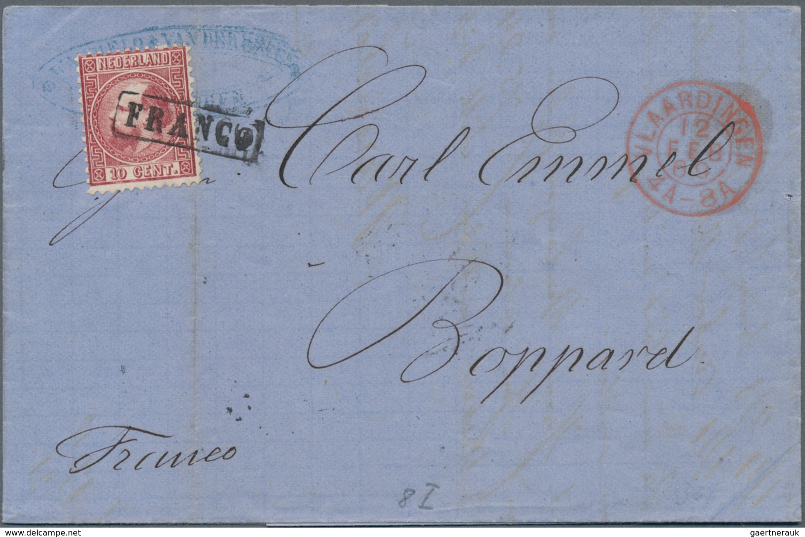 Niederlande: 1826/1957, Covers (73, Inc. Prephilatelic X28 Mostly Used To France) Or Used Stationery - Andere & Zonder Classificatie