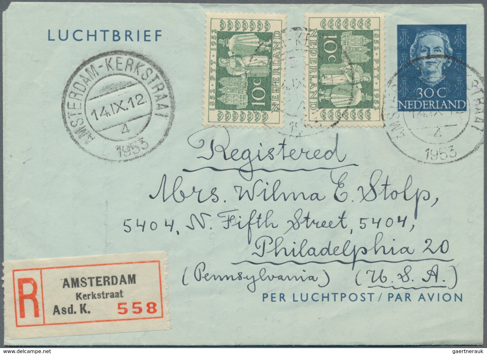 Niederlande: 1871/2005 Holding Of Ca. 400 Unused/CTO-used/used Postal Stationery (aerograms, Cards, - Andere & Zonder Classificatie