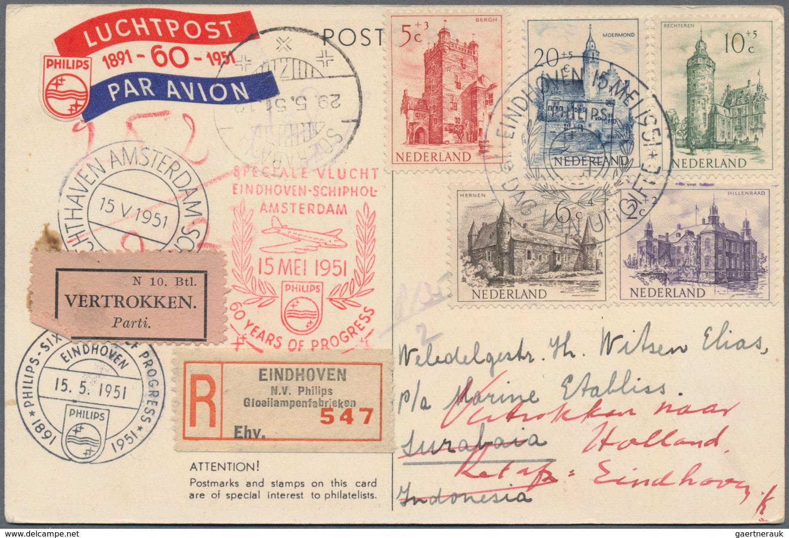 Niederlande: 1877/1957, Netherlands/colonies, Holding Of Apprx. 140 Covers/cards/stationeries/ppc Wi - Andere & Zonder Classificatie