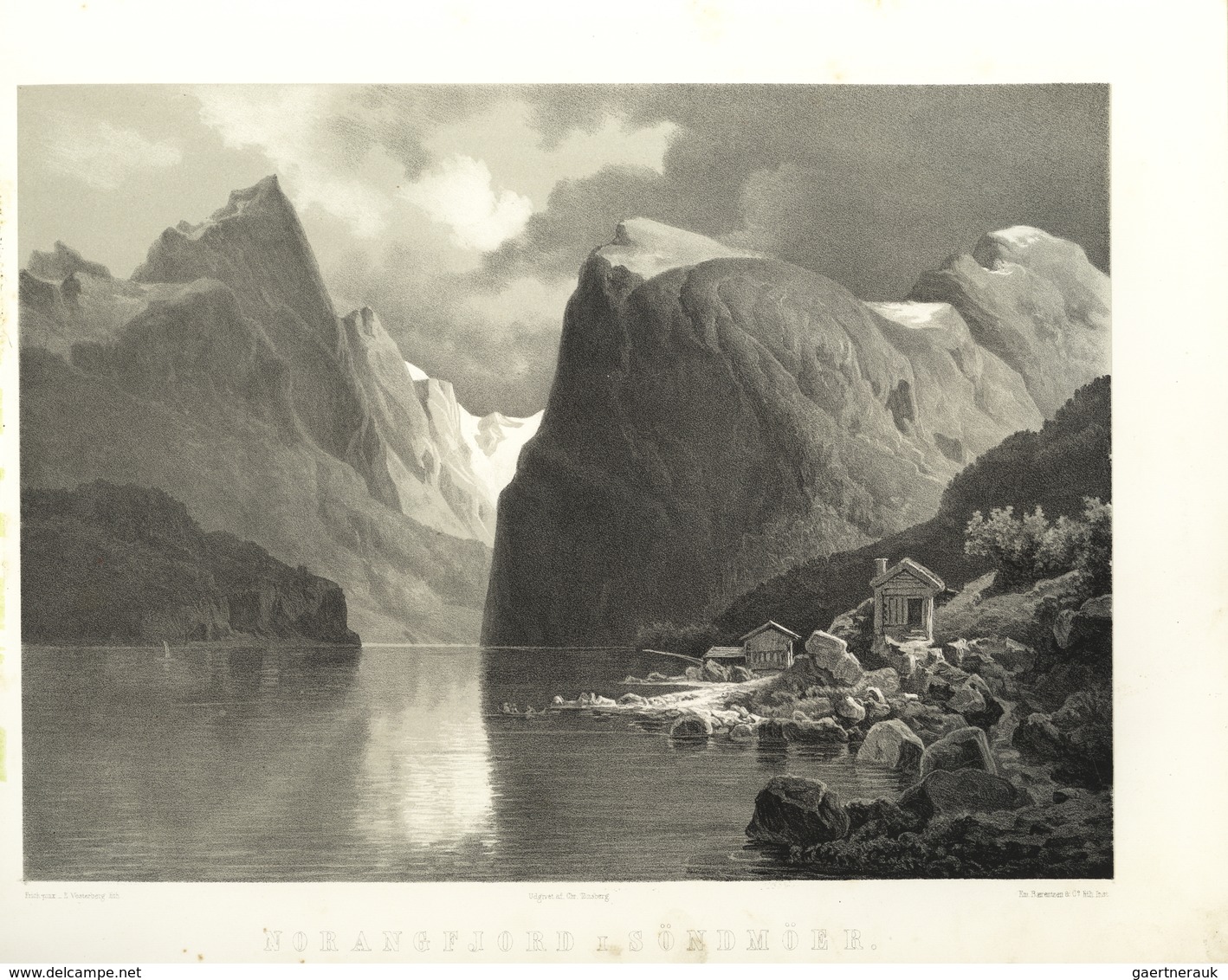 Norwegen - Besonderheiten: 1855, "Norge Fremstillet I Tegninger Med Onlysende Text" From Christian T - Autres & Non Classés