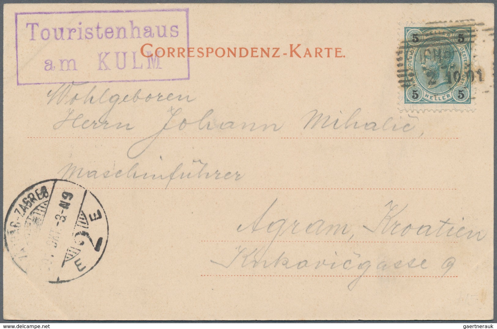 Österreich: 1830/1920 (ca.), Partie Von Ca. 56 Belegen, Dabei Etliche Markenlose Briefe/Postscheine - Colecciones