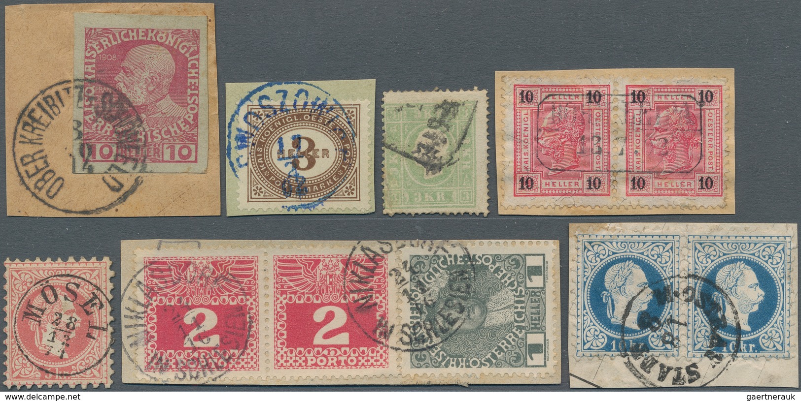 Österreich: 1850/1918, Sauberes Lot Ab Der Ersten Ausgabe, Auch Etwas Lombardei Und Venetien, Besser - Collections