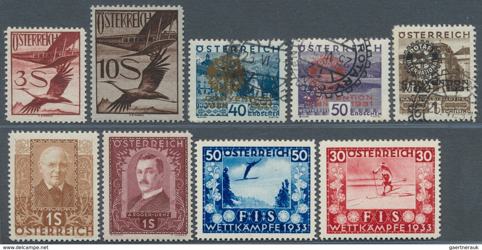 Österreich: 1850/1955, Hochwertiger Und Sehr Vielseitiger Österreich-Bestand, Resultierend Aus Jahre - Colecciones