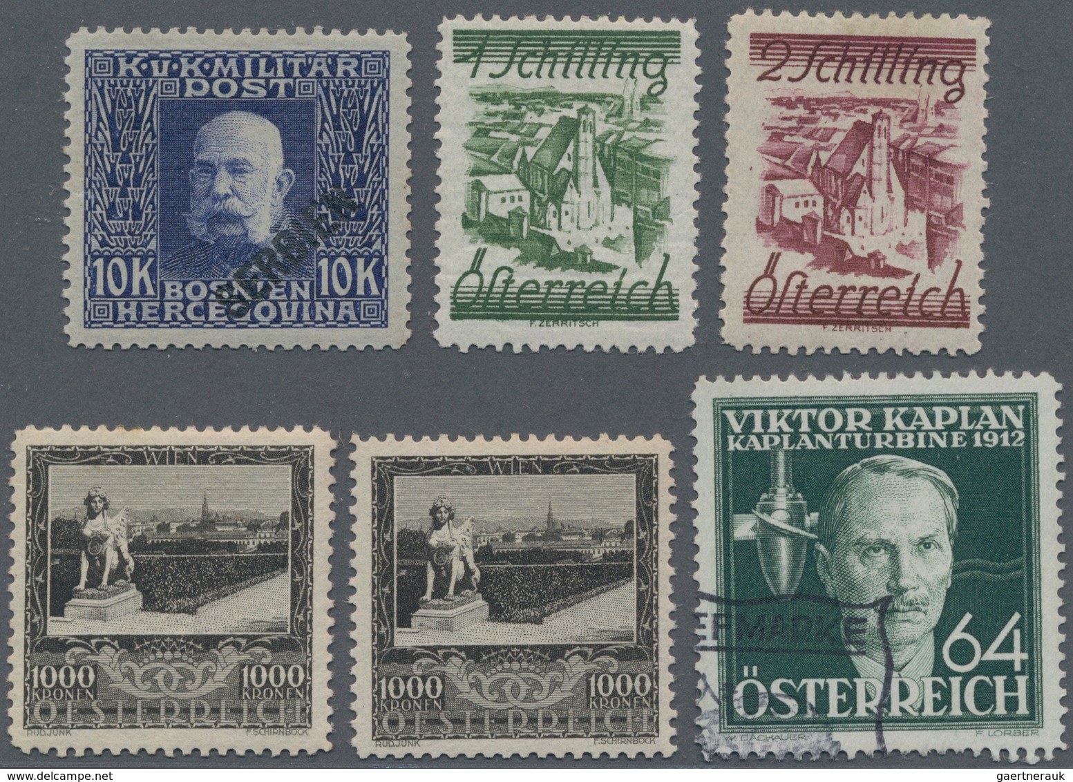 Österreich: 1858/1992 (ca.), Umfangreicher Dublettenbestand Einschl. Teilsammlungen In Insgesamt Zeh - Collections