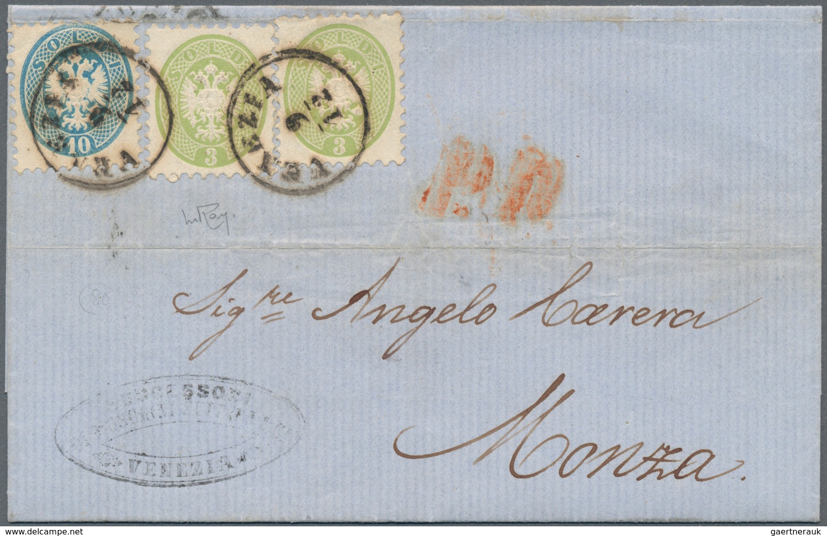 Österreich: Ab 1858, Schöner Klassik-Briefe-Nachlass Von Rund 170 Belegen, Dabei Herrlicher Lombarde - Sammlungen