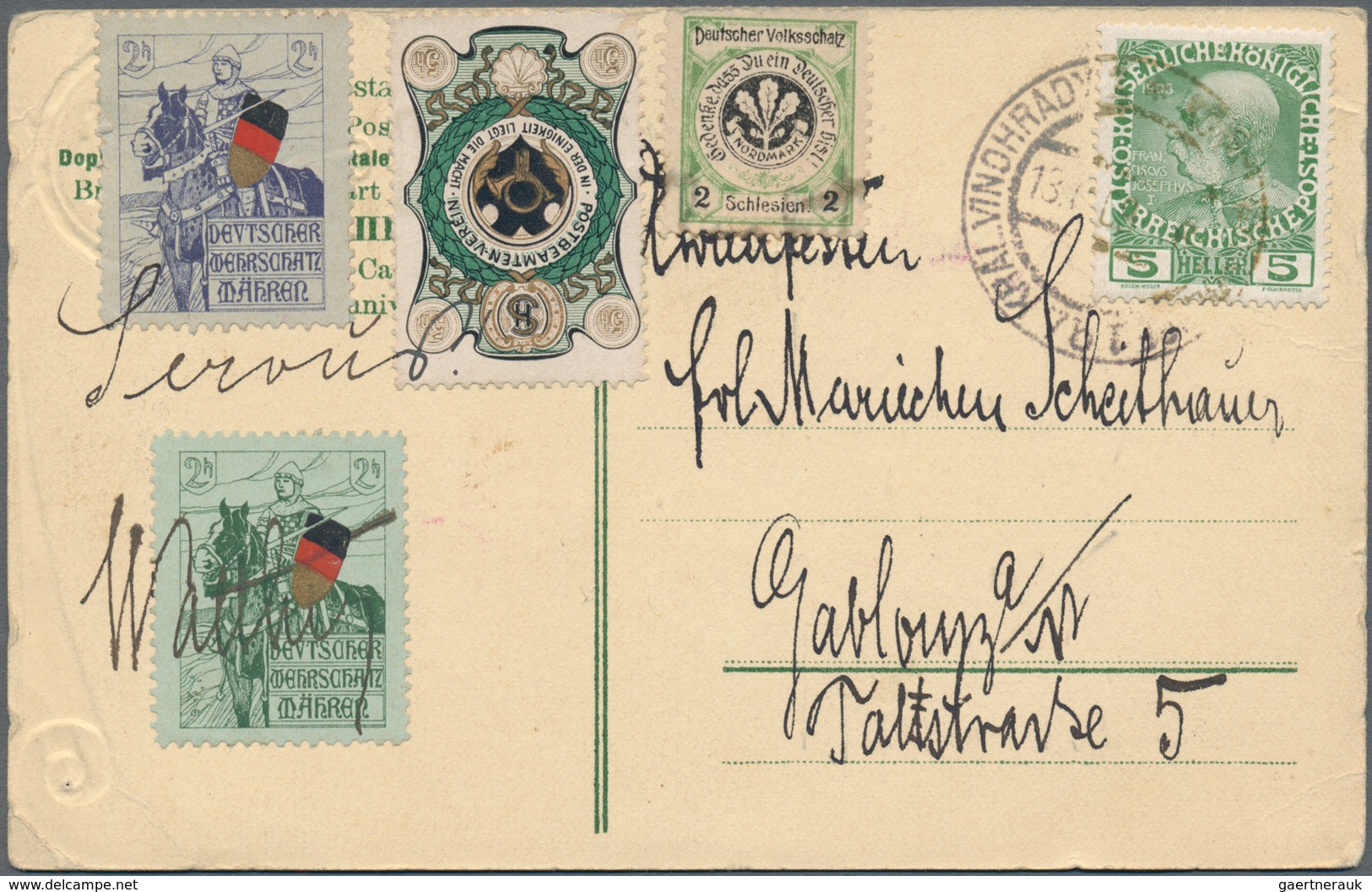 Österreich: 1860/1995 (ca.) Bestand Von Ca. 1.010 Ganzsachen, Karten, Briefen, Dabei Einige Mit Bess - Collections