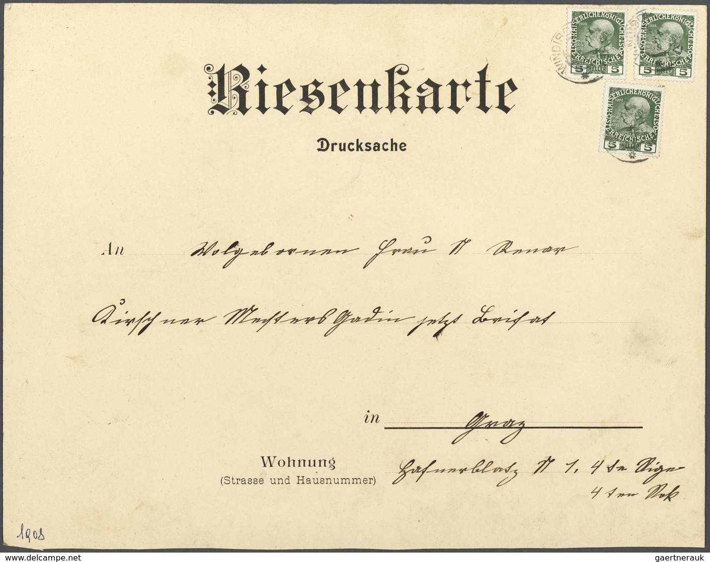 Österreich: 1860-1950, Partie Mit Rund 200 Briefen, Belegen Und Briefstücken, Dabei Zahlreiche Sonde - Colecciones