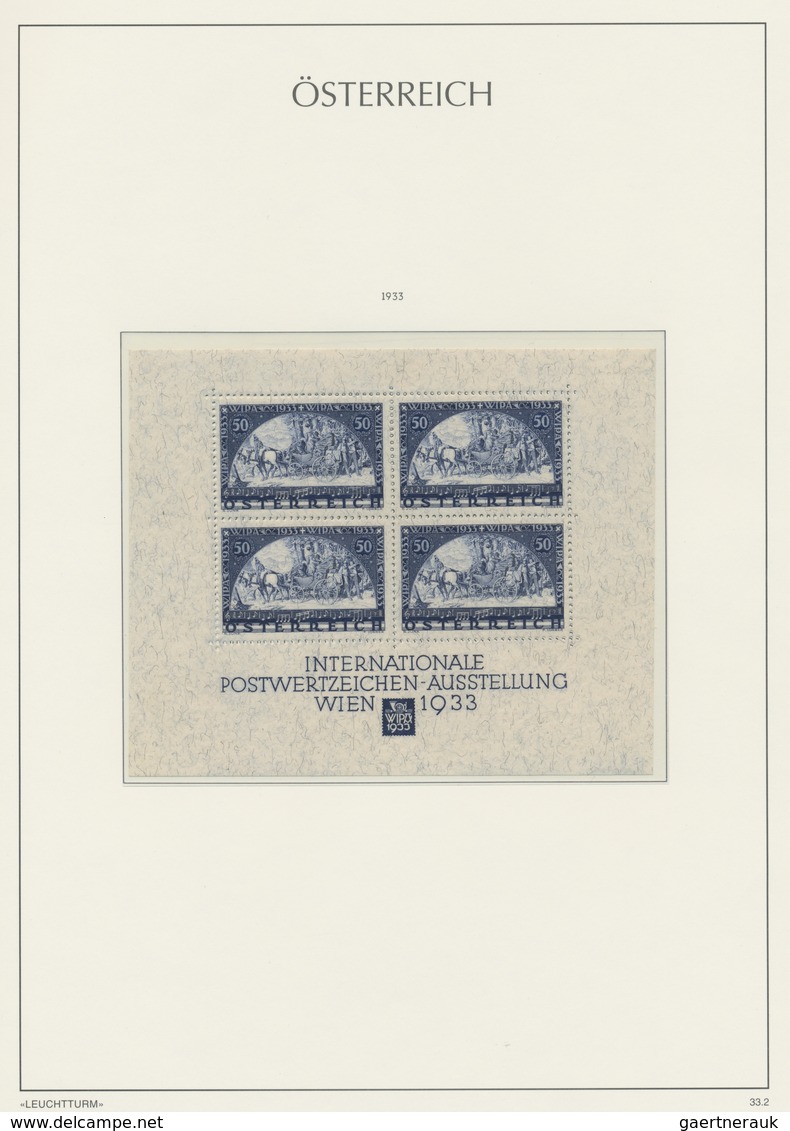 Österreich: 1908/1937, Fast Ausschließlich Postfrische Und Nur Ganz Vereinzelt Etwas Ungebrauchte Sa - Collections