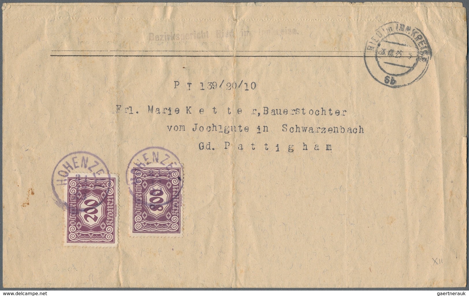 Österreich: 1923 (ca). Schöne Sammlung Im Großformatigen Album Mit Ca. 130 Bedarfs-Briefen Der Infla - Sammlungen