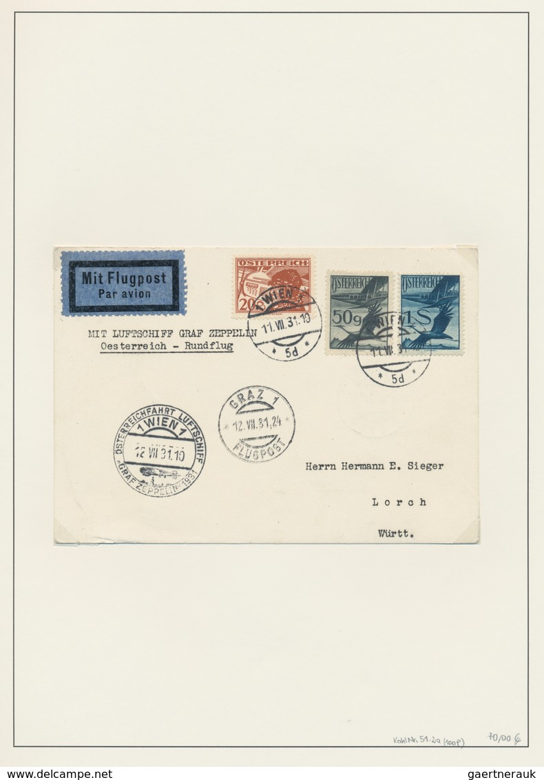 Österreich: 1923/1938, Saubere Und Vielseitige Sammlung Von Ca. 109 Briefen Und Karten, Sauber Im Ri - Collections