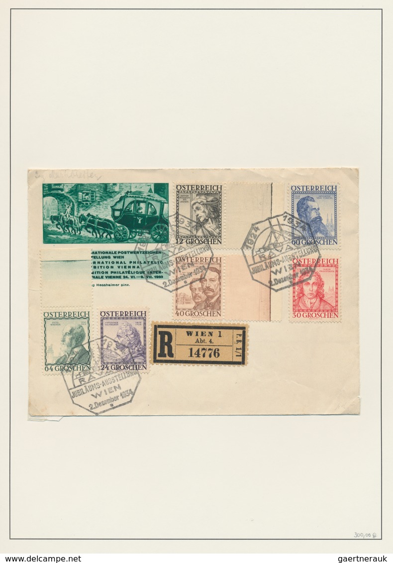 Österreich: 1923/1938, Saubere Und Vielseitige Sammlung Von Ca. 109 Briefen Und Karten, Sauber Im Ri - Sammlungen