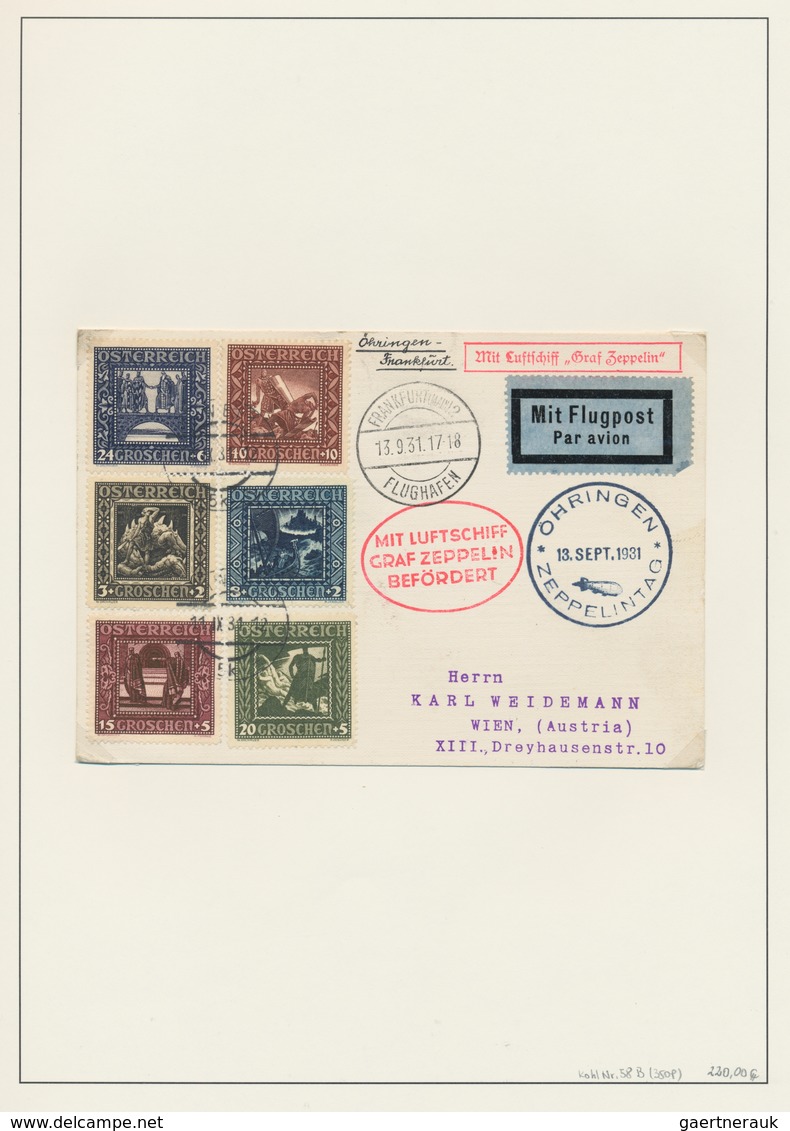 Österreich: 1923/1938, saubere und vielseitige Sammlung von ca. 109 Briefen und Karten, sauber im Ri