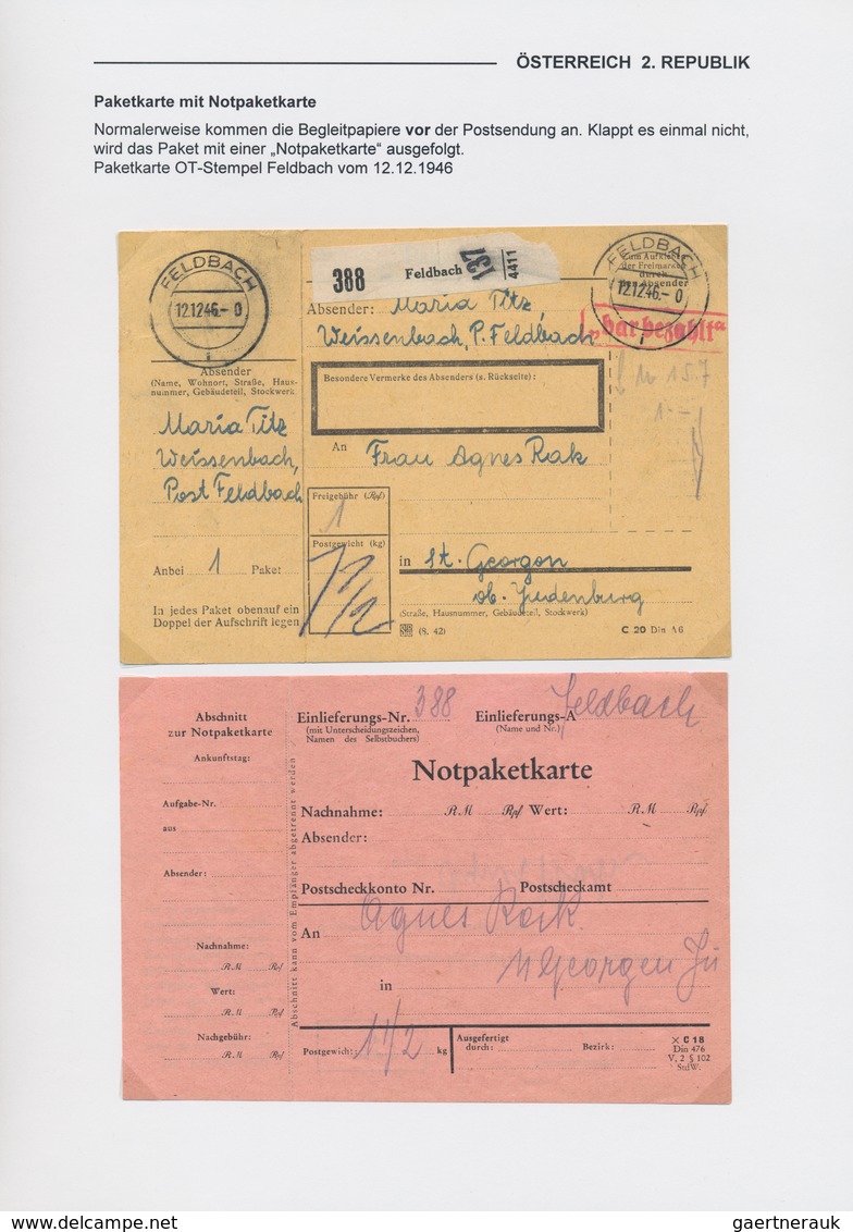 Österreich: 1938/1955, Partie Mit Ca.30 Belegen, Dabei Schwerpunkt 2.Republik Mit Interessanten Pake - Collections