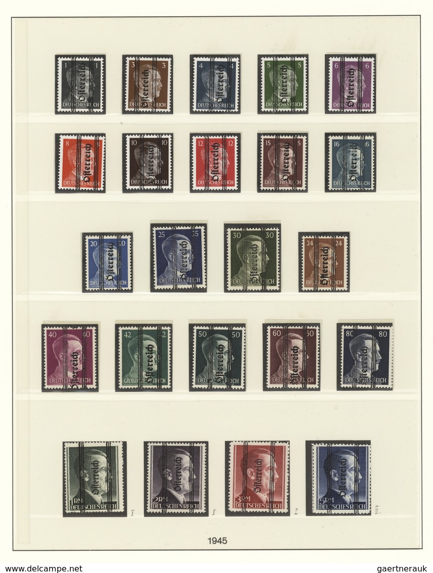 Österreich: 1945/2008, Weit überkomplette Spezial-Sammlung In Sechs Lindner-Falzlos-T-Ringbindern, D - Colecciones