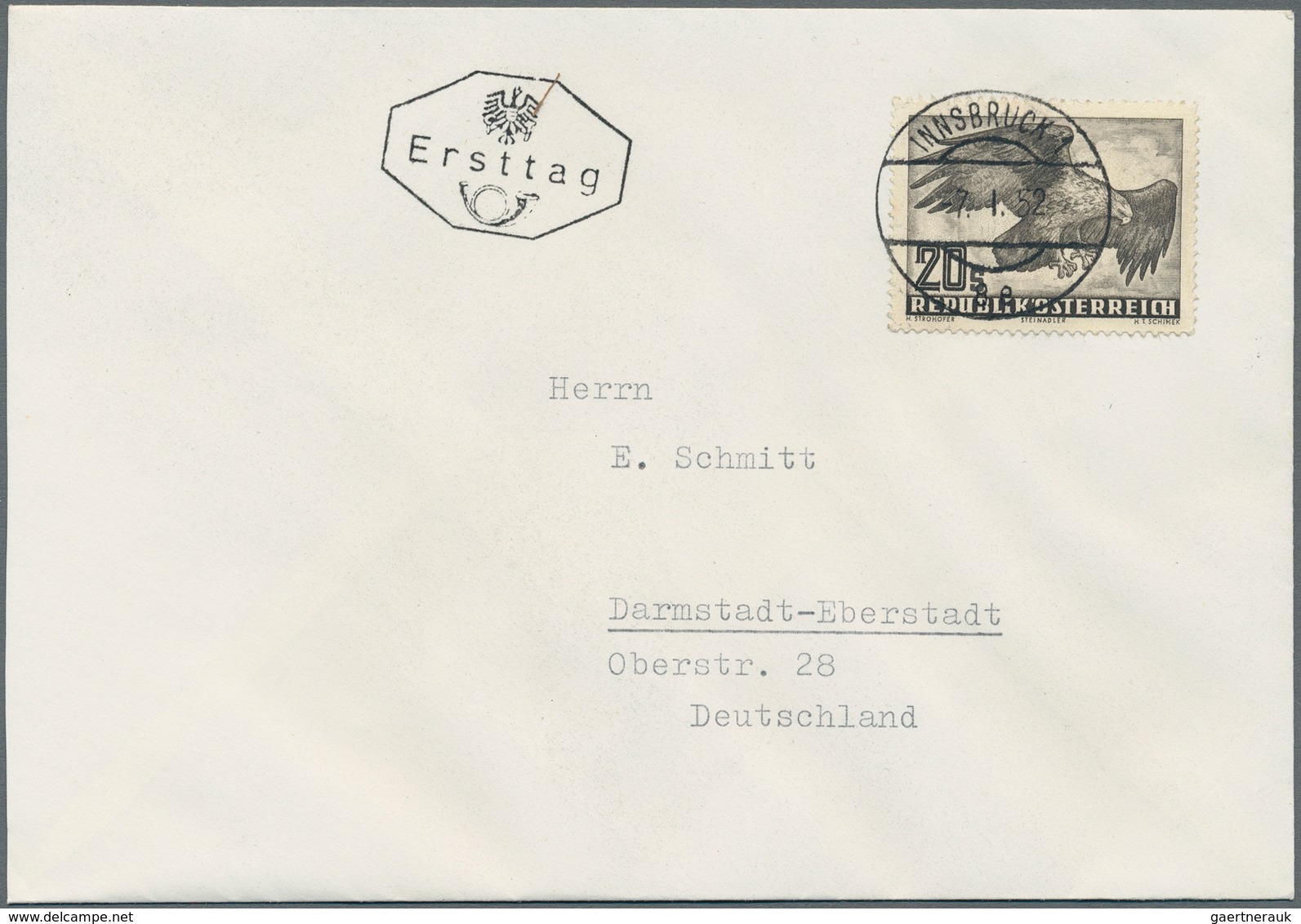 Österreich: 1948/1964, Partie Von Elf Belegen, Dabei Attraktive Fankaturen, MiNr. 868/77 Auf Zwei FD - Collections